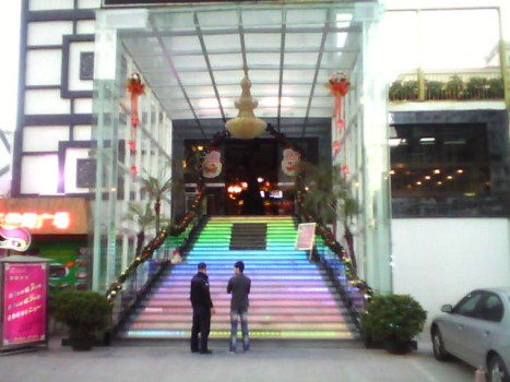 全彩模组应用楼梯