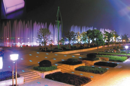 城市广场亮化案例 