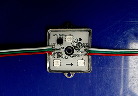 3灯全彩方形模组 